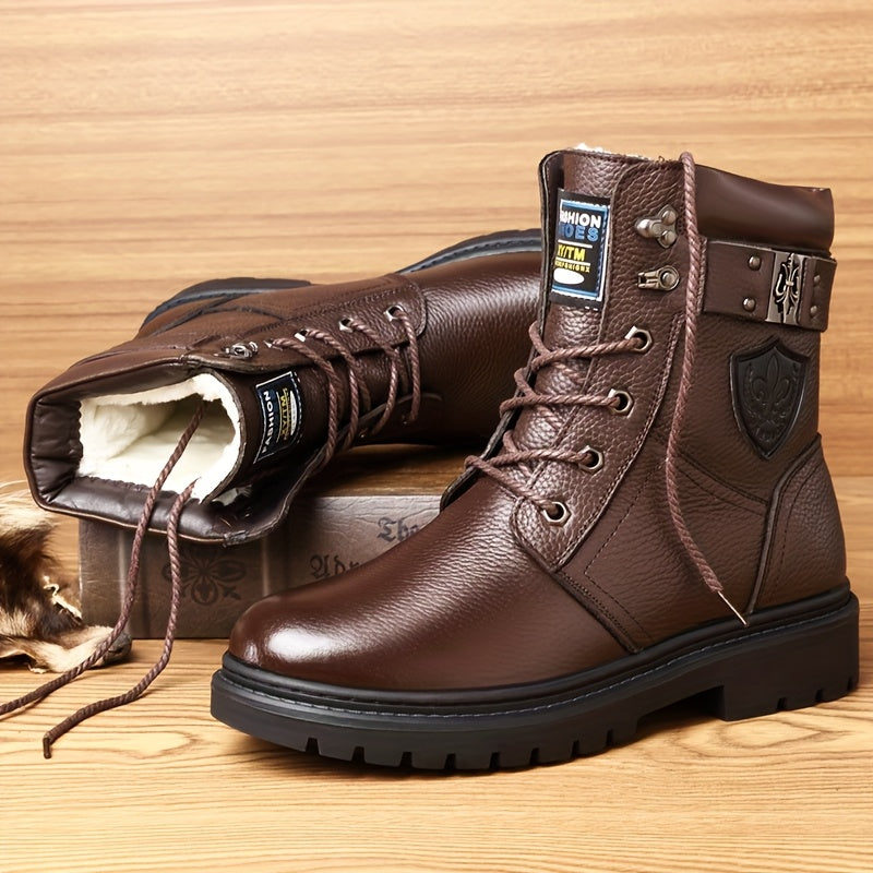 Radwin | Herren Wasserdichte Winterstiefel Gefüttert - Black - Image 3