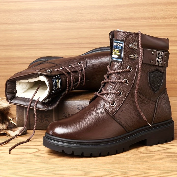 Radwin | Herren Wasserdichte Winterstiefel Gefüttert - Black - Image 3