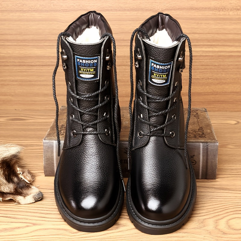 Radwin | Herren Wasserdichte Winterstiefel Gefüttert - Black - Image 4