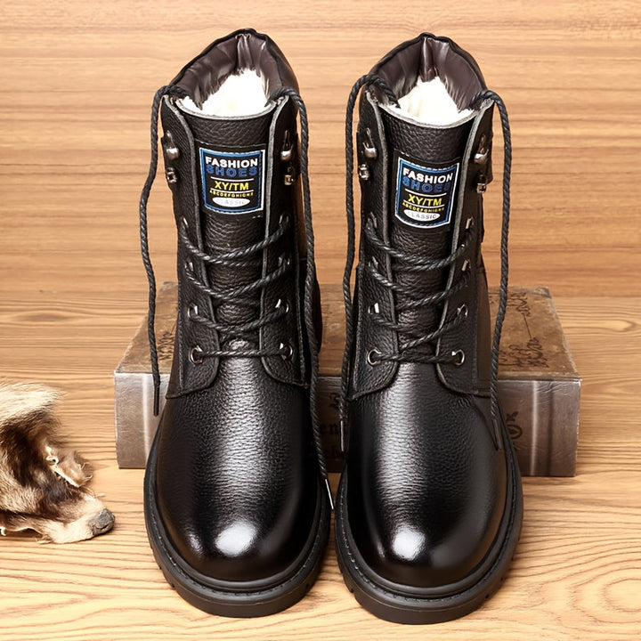 Radwin | Herren Wasserdichte Winterstiefel Gefüttert - Black - Image 4