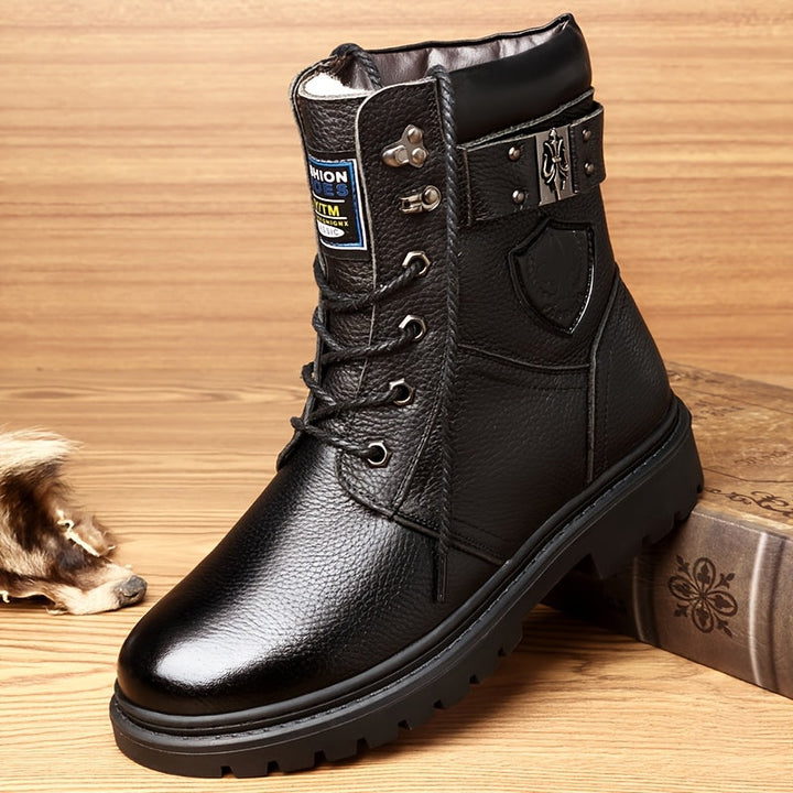 Radwin | Herren Wasserdichte Winterstiefel Gefüttert - Black - Image 7