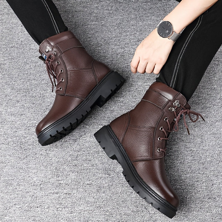 Radwin | Herren Wasserdichte Winterstiefel Gefüttert - Black - Image 8