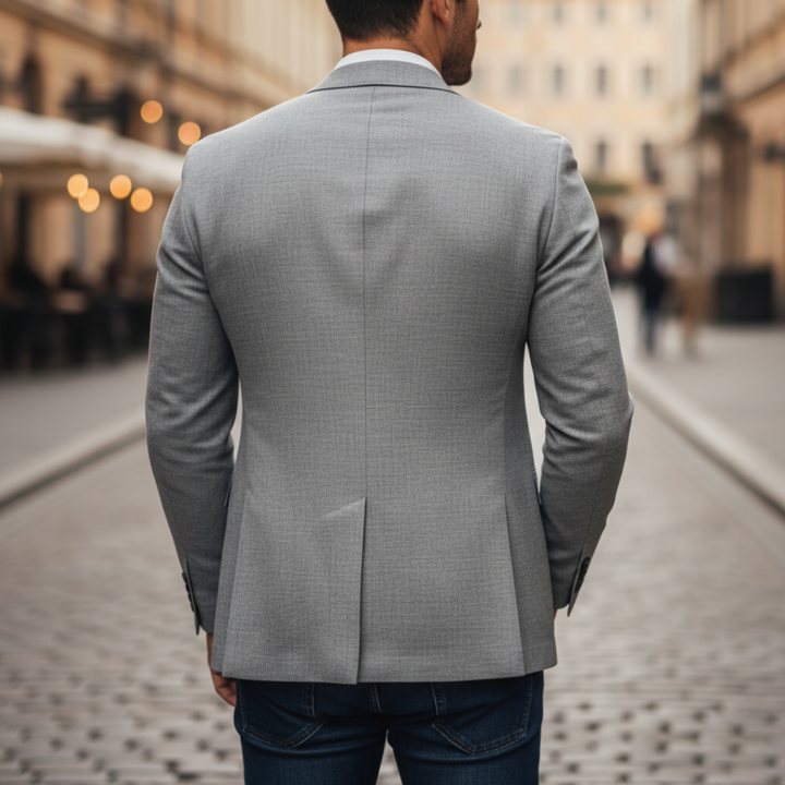 Raffael | Herren Slim Fit Sakko Einknopf Blazer - Image 2