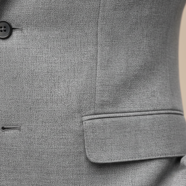 Raffael | Herren Slim Fit Sakko Einknopf Blazer - Image 3
