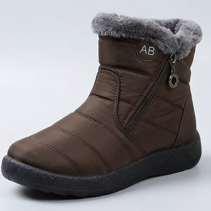 Ragnborg | Damen Wasserdichte Winterstiefel Stiefeletten - Black - Image 12