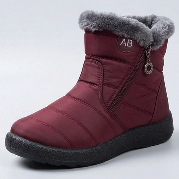 Ragnborg | Damen Wasserdichte Winterstiefel Stiefeletten - Black - Image 13