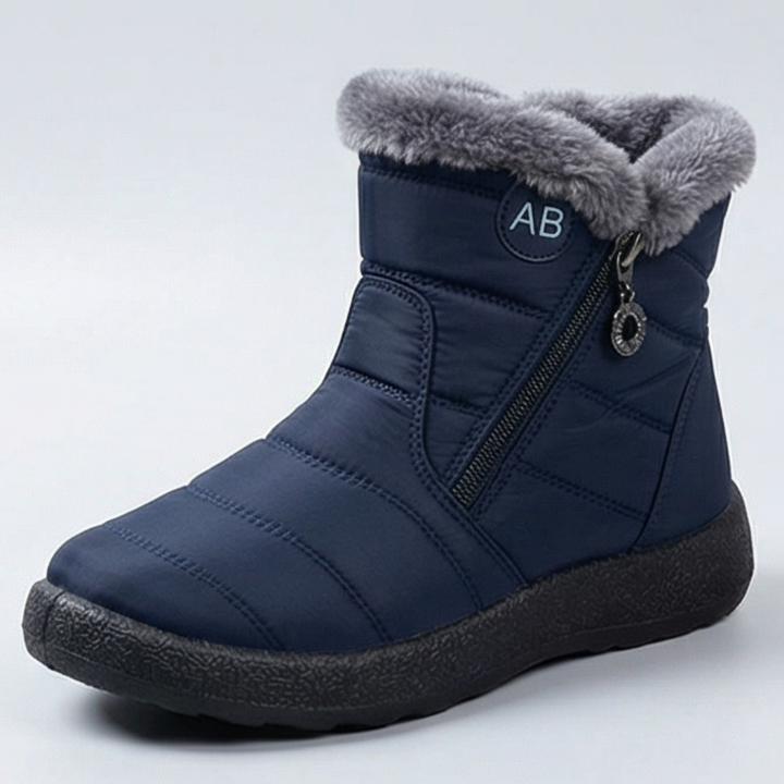 Ragnborg | Damen Wasserdichte Winterstiefel Stiefeletten - Black - Image 15