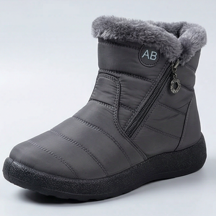 Ragnborg | Damen Wasserdichte Winterstiefel Stiefeletten - Black - Image 16