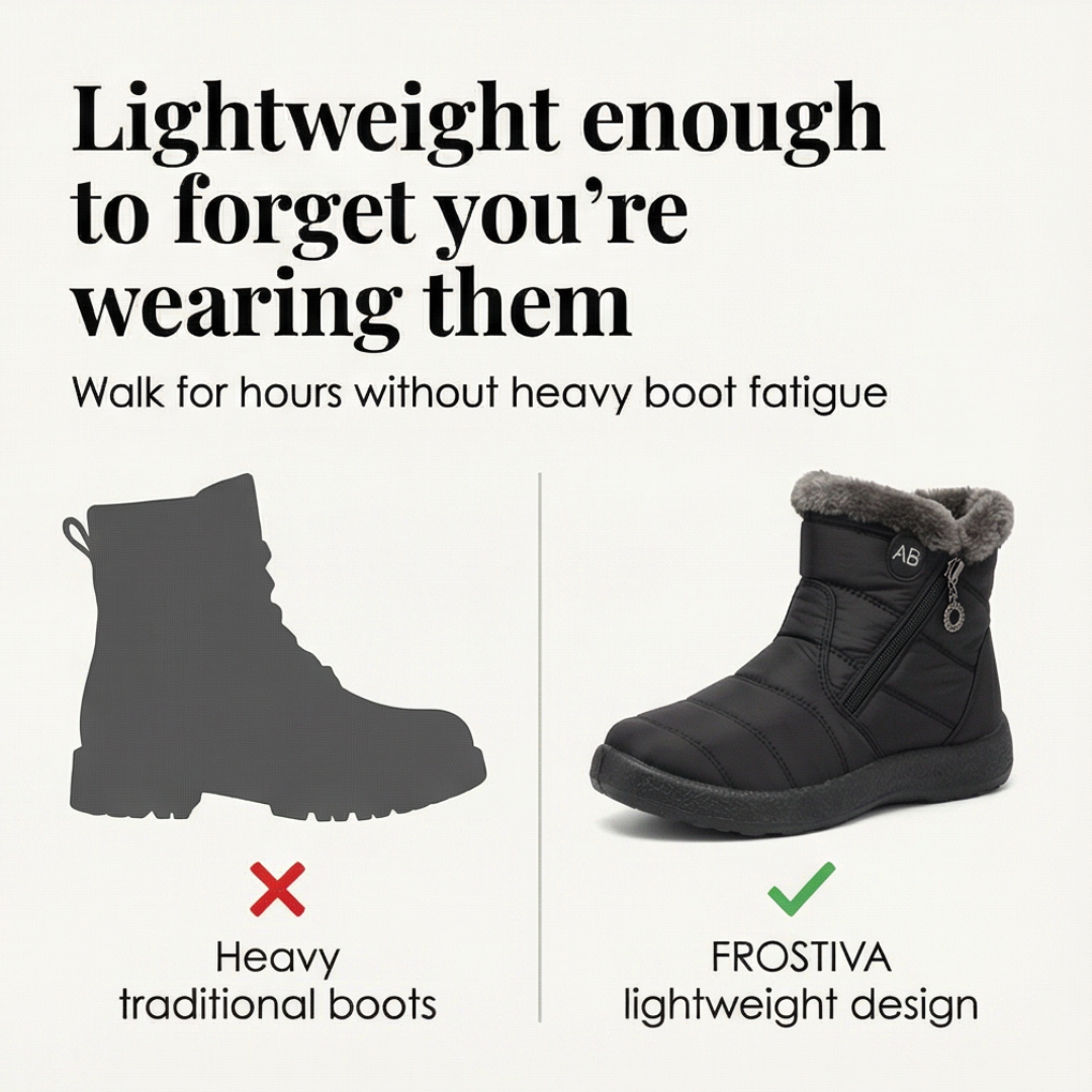 Ragnborg | Damen Wasserdichte Winterstiefel Stiefeletten - Black - Image 7