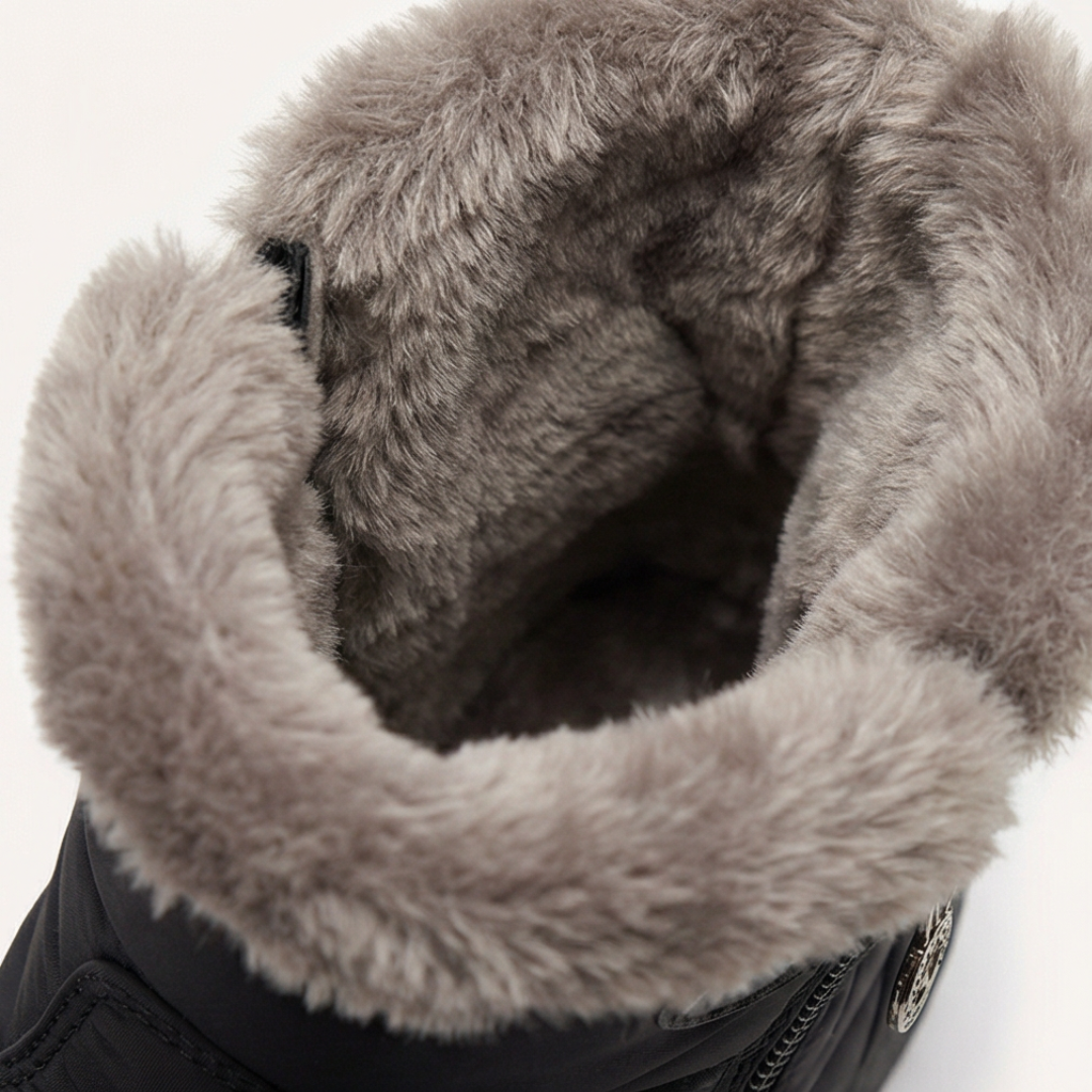 Ragnborg | Damen Wasserdichte Winterstiefel Stiefeletten - Black - Image 8