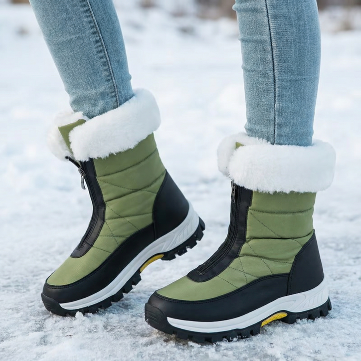 Ragnborg | Damen Winterstiefel wasserdicht gefüttert - Green - Image 1