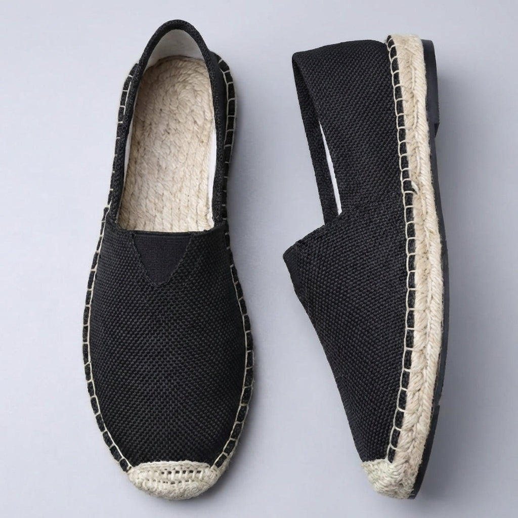 Reimar | Herren Espadrilles Schlupfschuh Jutesohle - Cream - Image 6