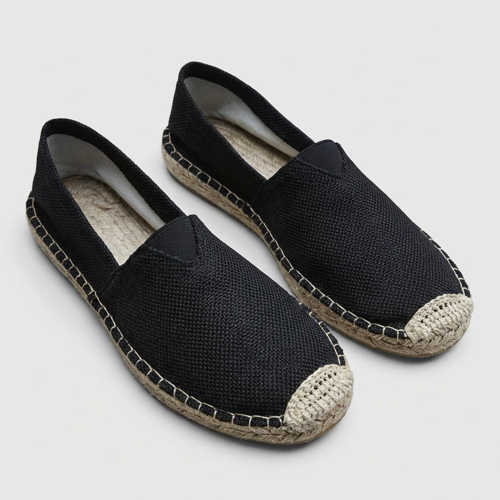 Reimar | Herren Espadrilles Schlupfschuh Jutesohle - Cream - Image 7