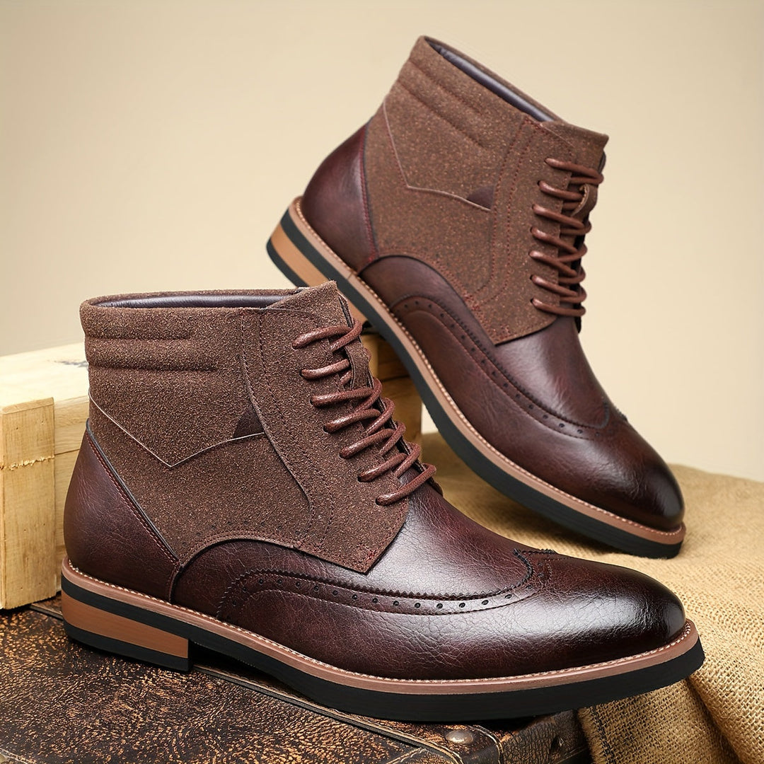 Reimund | Herren Schnürstiefeletten Brogue Boots - Black - Image 2