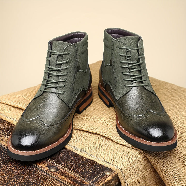 Reimund | Herren Schnürstiefeletten Brogue Boots - Black - Image 3