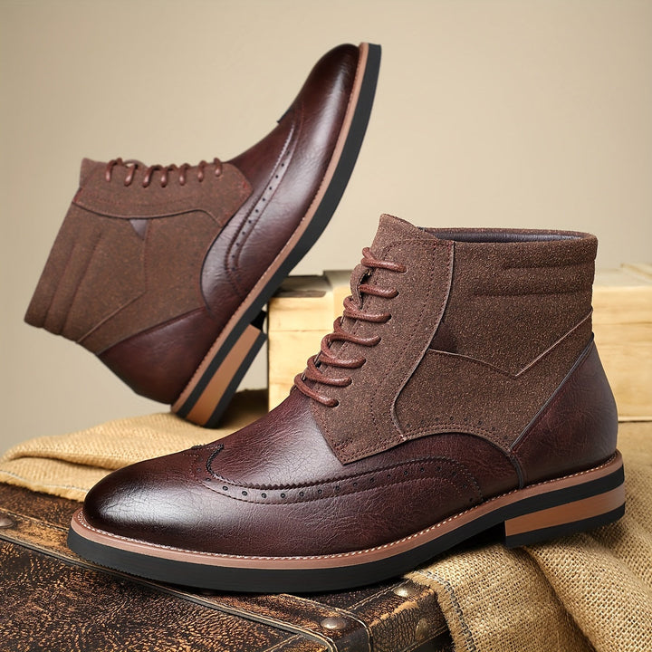 Reimund | Herren Schnürstiefeletten Brogue Boots - Black - Image 6