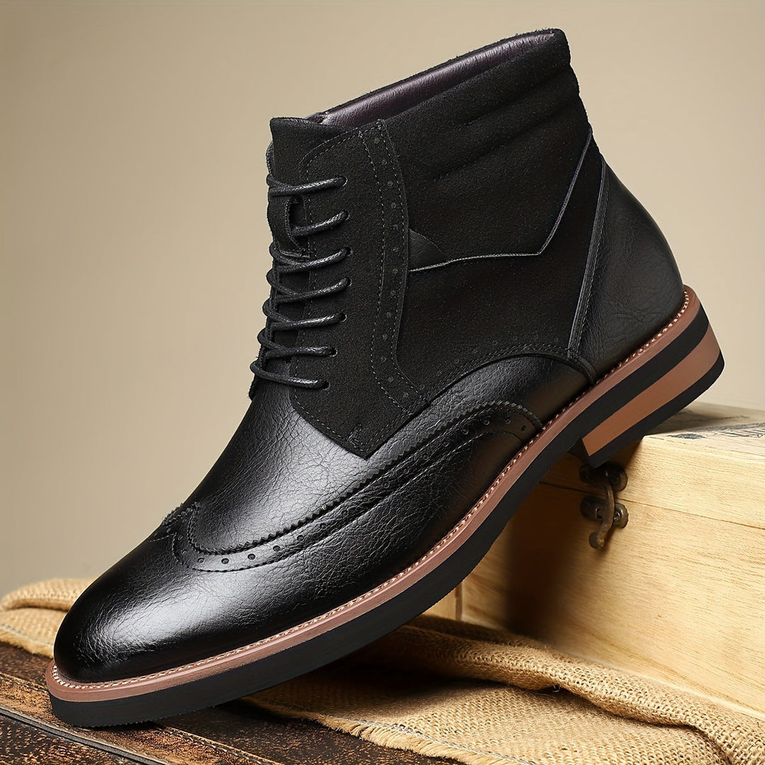 Reimund | Herren Schnürstiefeletten Brogue Boots - Black - Image 9