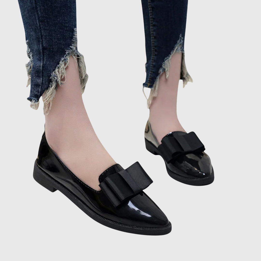 Romy | Damen Loafer mit Schleife in Burgundy - Burgundy - Image 3