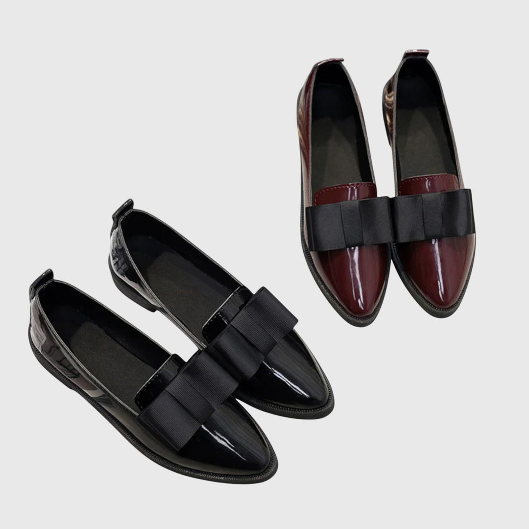 Romy | Damen Loafer mit Schleife in Burgundy - Burgundy - Image 5