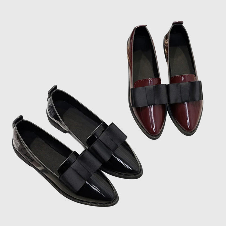 Romy | Damen Loafer mit Schleife in Burgundy - Burgundy - Image 5