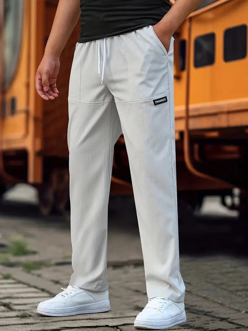 Rutger | Herren Regular Fit Jogginghose mit Kordelzug - Black - Image 2
