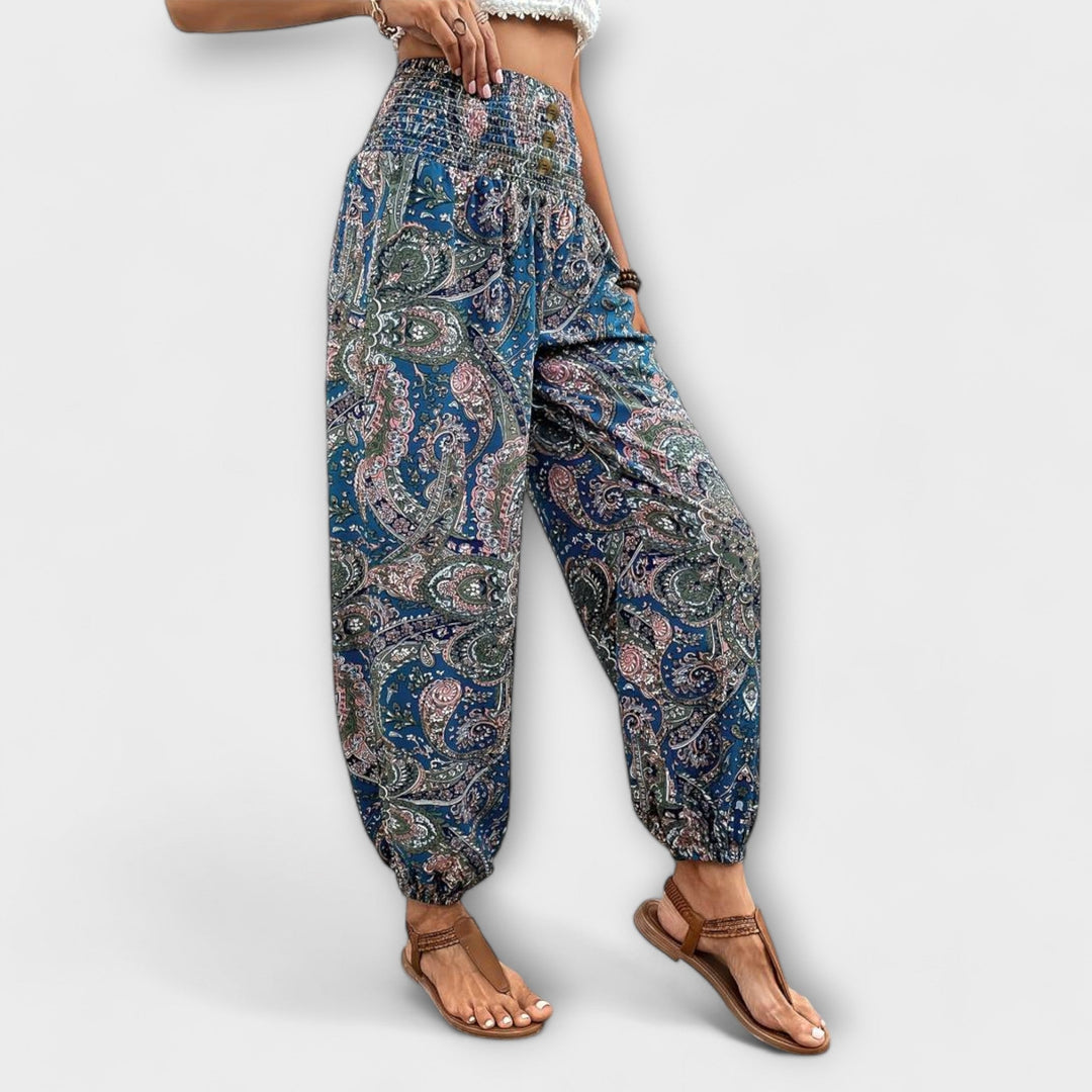 Sigrid | Damen Boho Haremshose Ethno Muster - Image 10