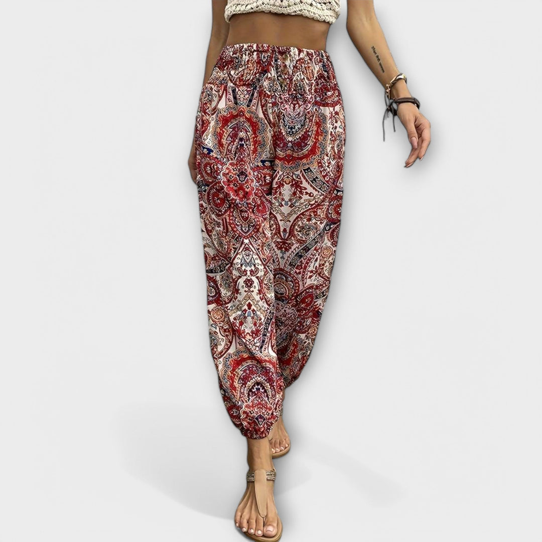 Sigrid | Damen Boho Haremshose Ethno Muster - Image 12