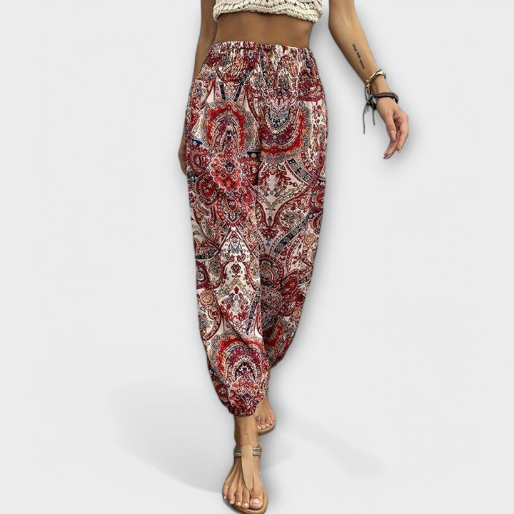 Sigrid | Damen Boho Haremshose Ethno Muster - Image 12