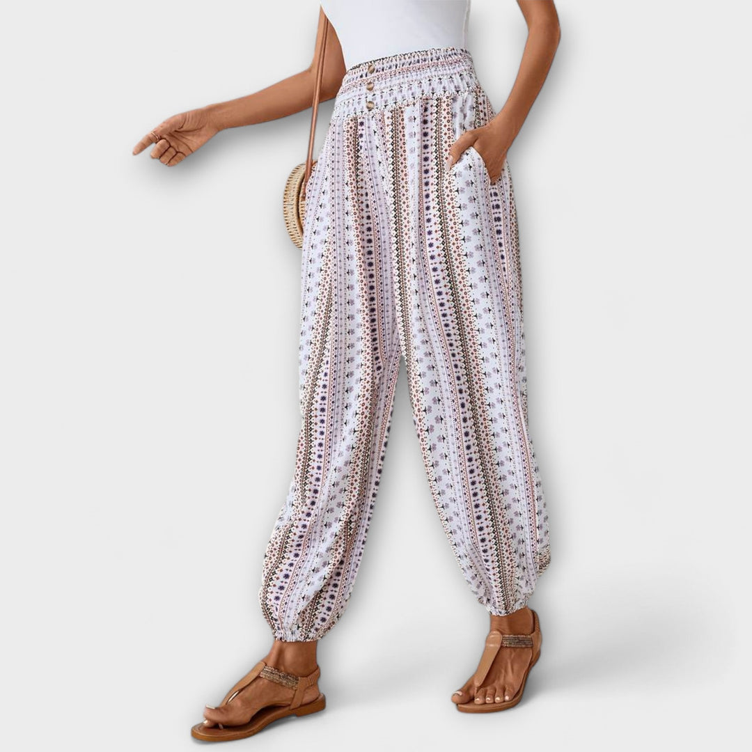 Sigrid | Damen Boho Haremshose Ethno Muster - Image 6