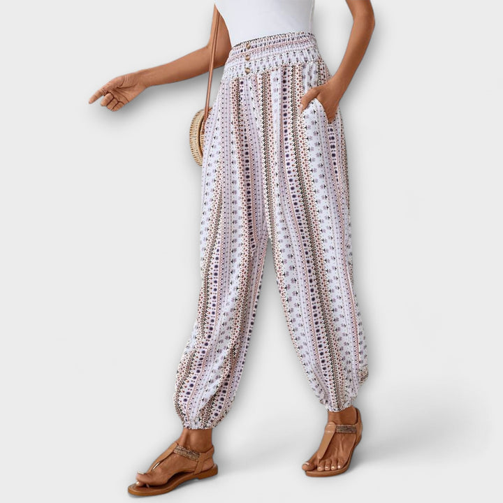 Sigrid | Damen Boho Haremshose Ethno Muster - Image 6
