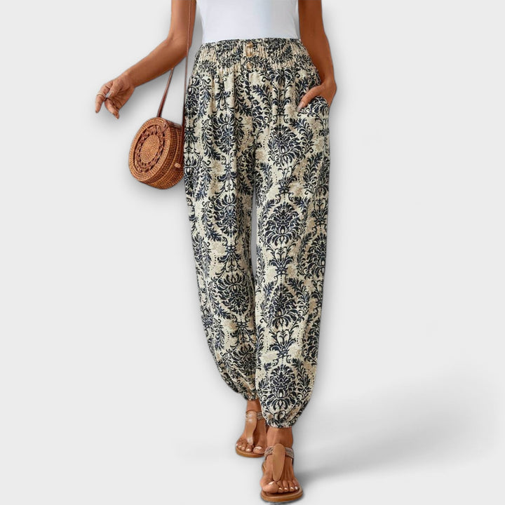 Sigrid | Damen Boho Haremshose Ethno Muster - Image 8