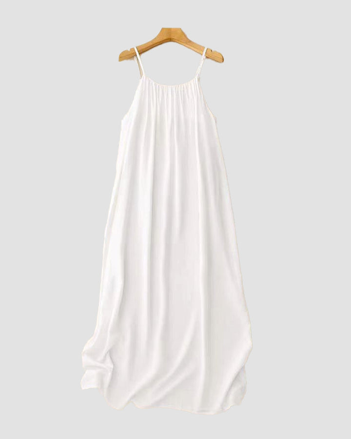 Sigrid | Damen Trägerkleid Maxikleid Sommerkleid