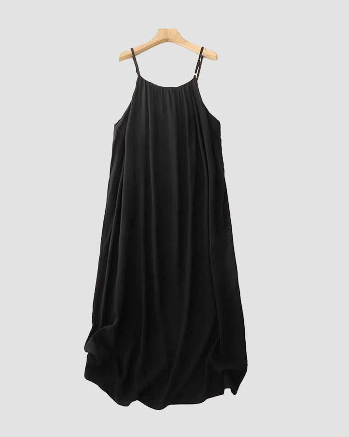 Sigrid | Damen Trägerkleid Maxikleid Sommerkleid - White - Image 9