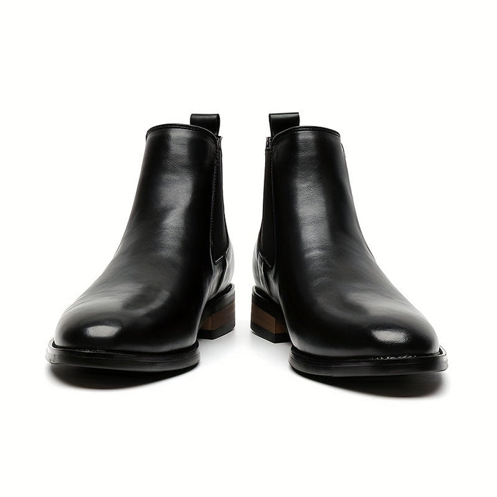 Sigvard | Herren Chelsea Boots Stiefeletten Schwarz - Black - Image 1