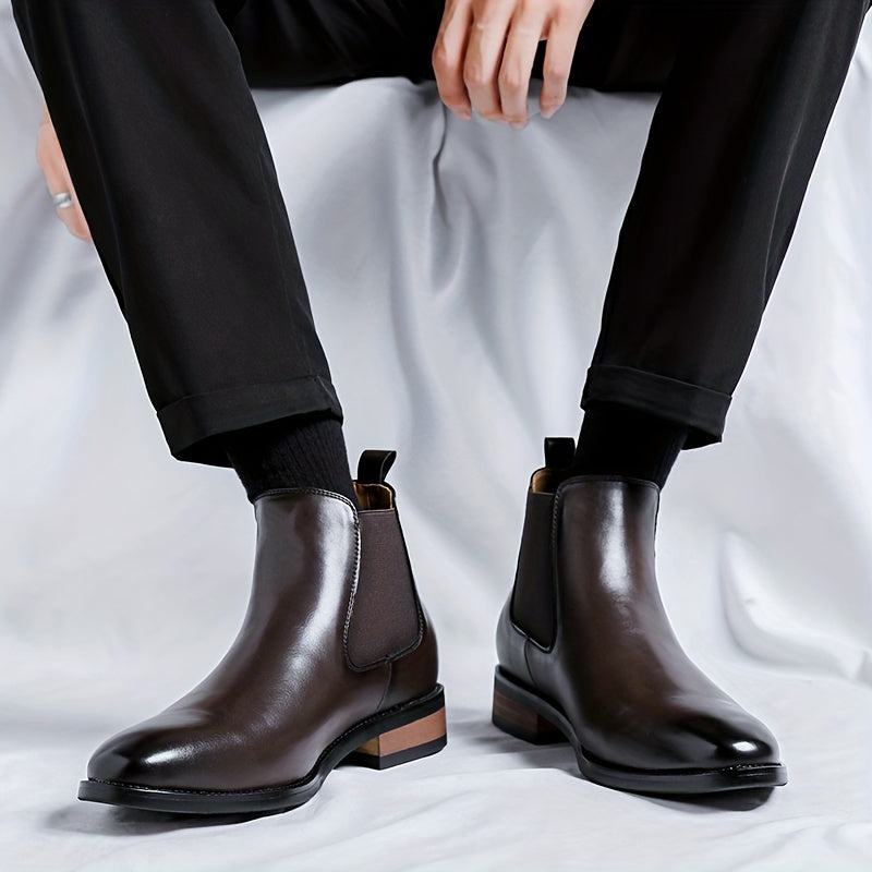 Sigvard | Herren Chelsea Boots Stiefeletten Schwarz - Black - Image 2
