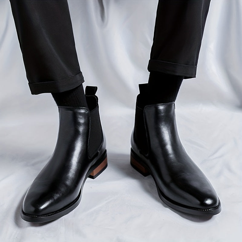 Sigvard | Herren Chelsea Boots Stiefeletten Schwarz - Black - Image 6