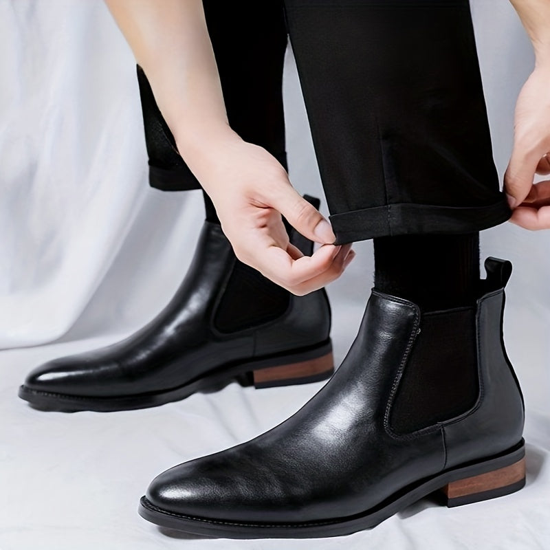 Sigvard | Herren Chelsea Boots Stiefeletten Schwarz - Black - Image 8