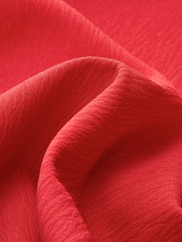 Ruby | Damen Minikleid rot mit V-Ausschnitt, ärmelloses Sommerkleid