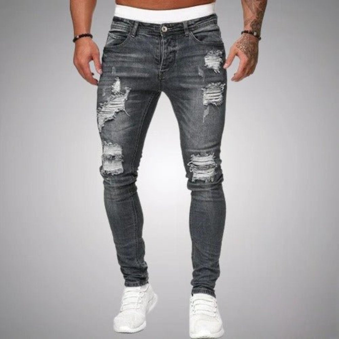 Ryder | Herren Skinny Jeans Destroyed Slim Fit