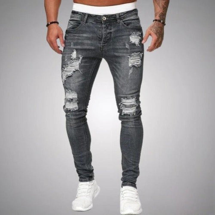 Ryder | Herren Skinny Jeans Destroyed Slim Fit