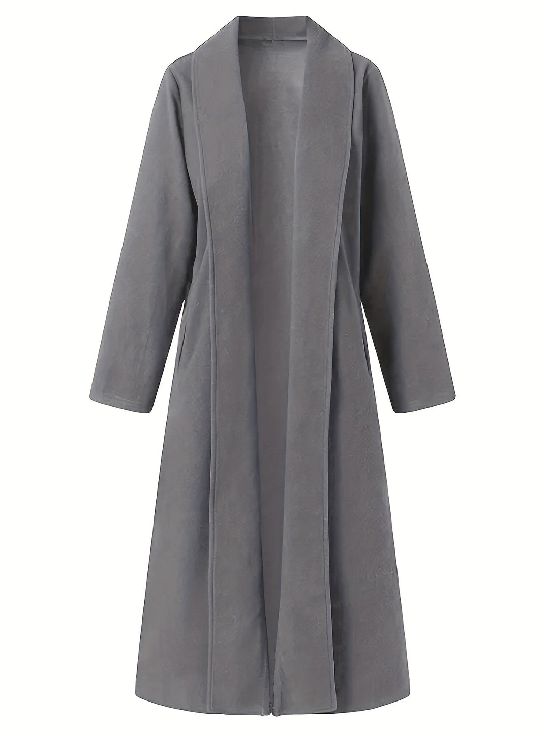 Solvind | Damen Langer Mantel Weiter Schnitt - Olive Green - Image 24