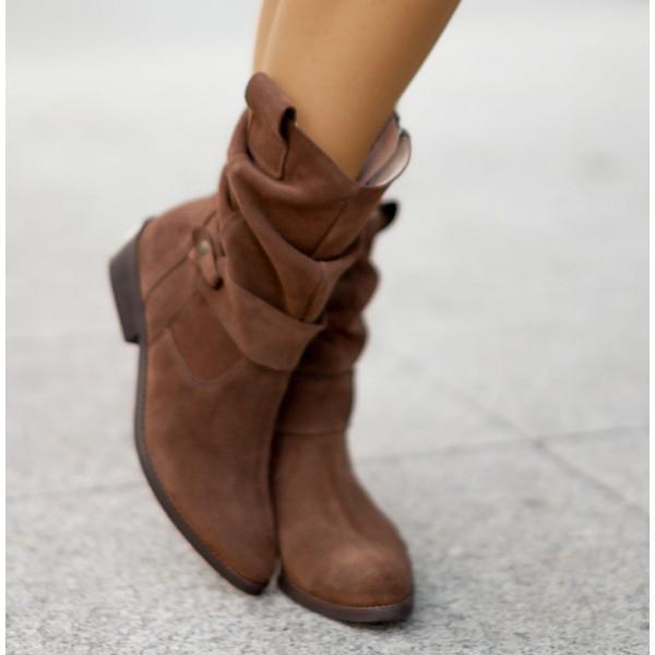Soraya | Damen Ankle Boots mit Blockabsatz, 70 - Beige - Image 12