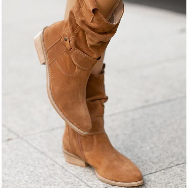 Soraya | Damen Ankle Boots mit Blockabsatz, 70 - Beige - Image 3
