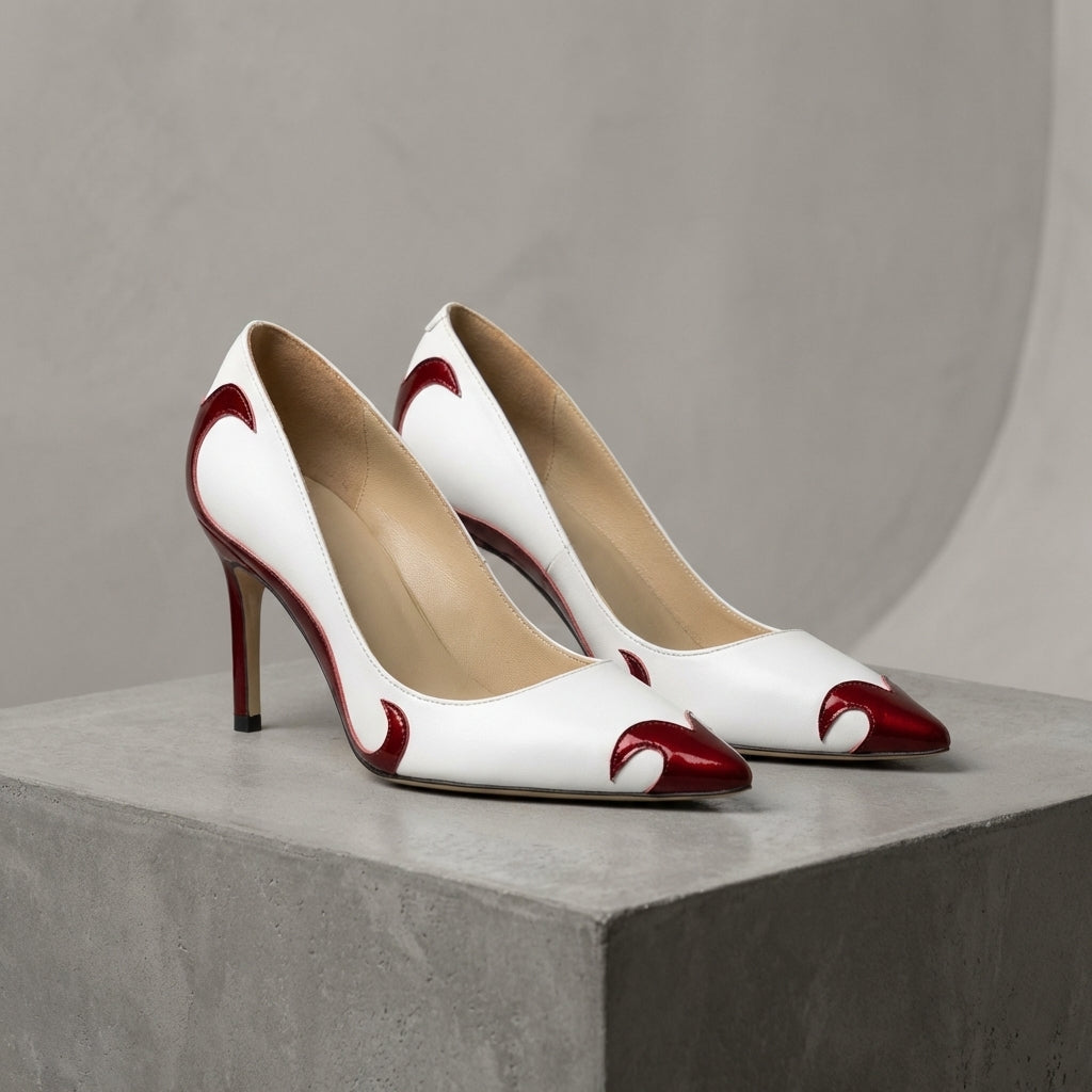 Soraya | Damen Spitze Pumps Stilettoabsatz - Image 6