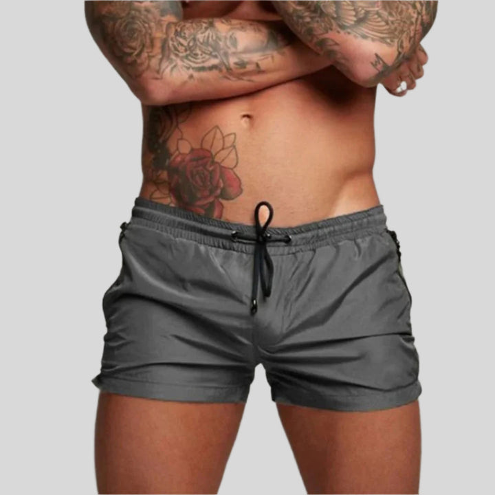 Soren | Herren Badeshorts mit Kordelzug - Dark Grey - Image 1