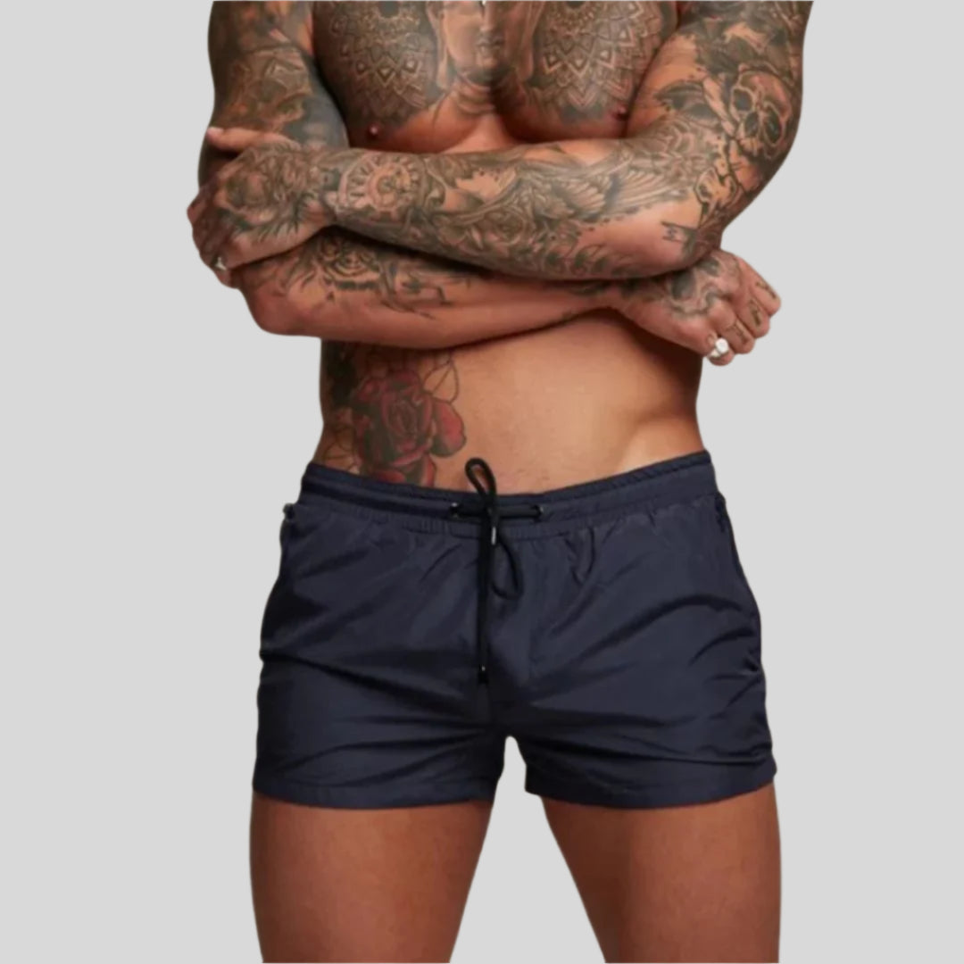 Soren | Herren Badeshorts mit Kordelzug - Dark Grey - Image 7