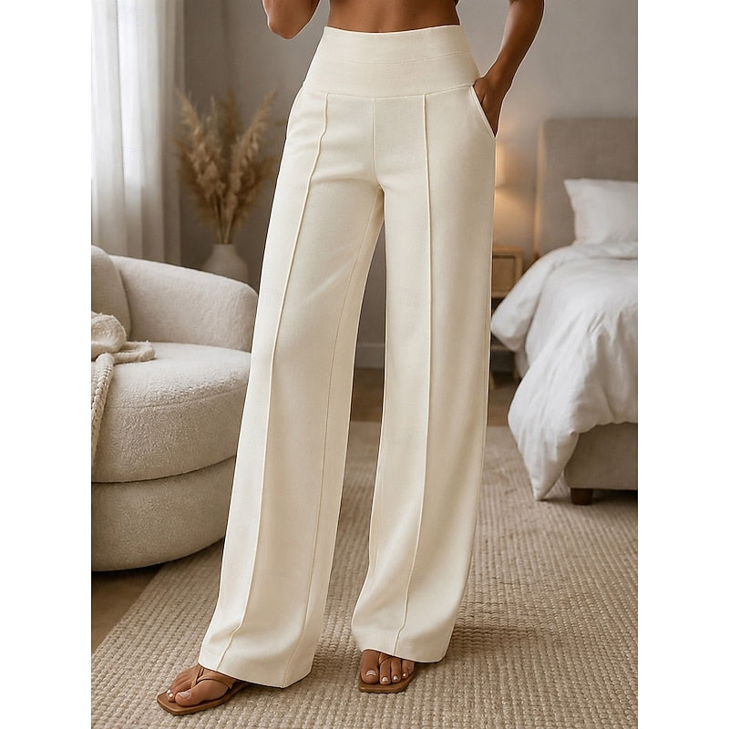 Sorunde | Damen Jogginghose Weites Bein High-Waist - Grey - Image 2