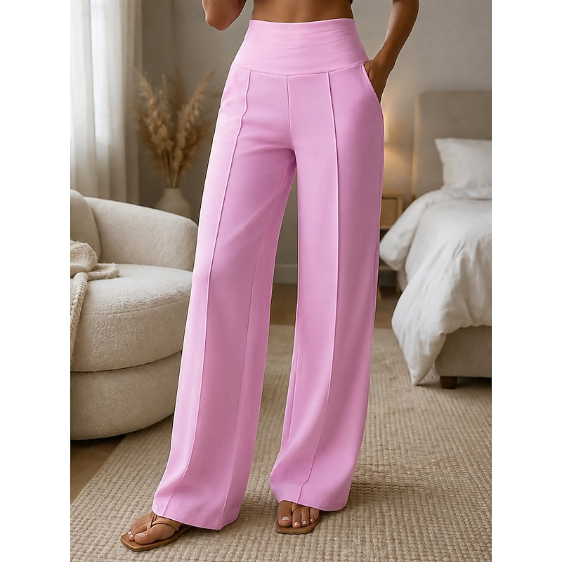 Sorunde | Damen Jogginghose Weites Bein High-Waist - Grey - Image 3