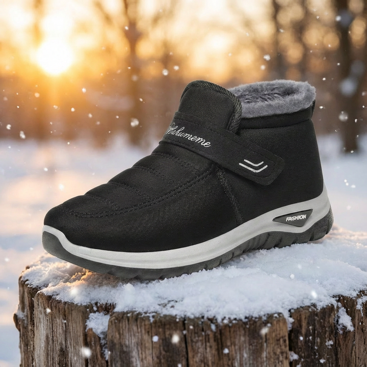 Svanhora | Damen Gefütterte Winterstiefel Knöchelhoch - Black - Image 1