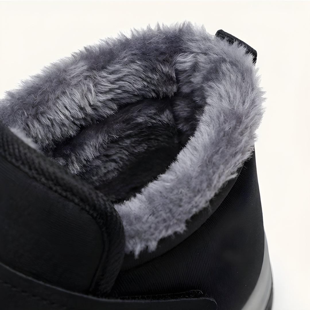 Svanhora | Damen Gefütterte Winterstiefel Knöchelhoch - Black - Image 13